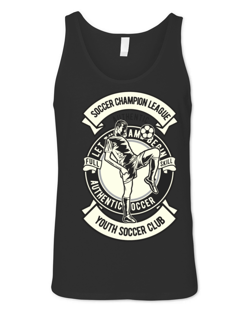 Soccer Champion League Vintage Retro Classic Unisex Jersey Tank