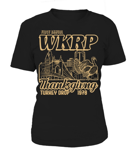 Thanksgiving Turkey Drop Cincinnati 1978 Vintage Women's T-Shirt