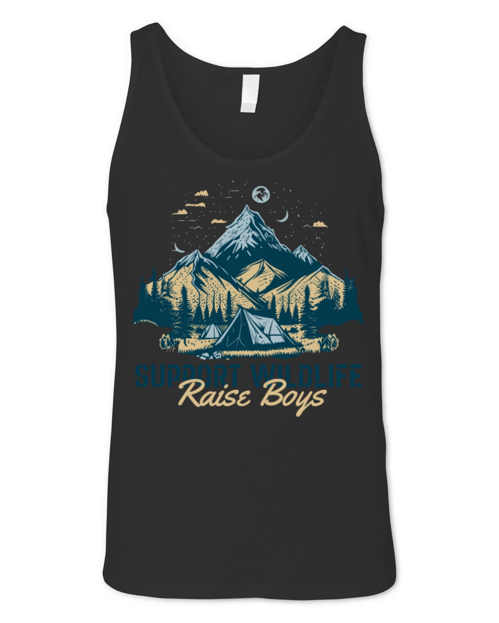 Mom Of Boys Support Wildlife Raise Boys Family Unisex Jersey Tank