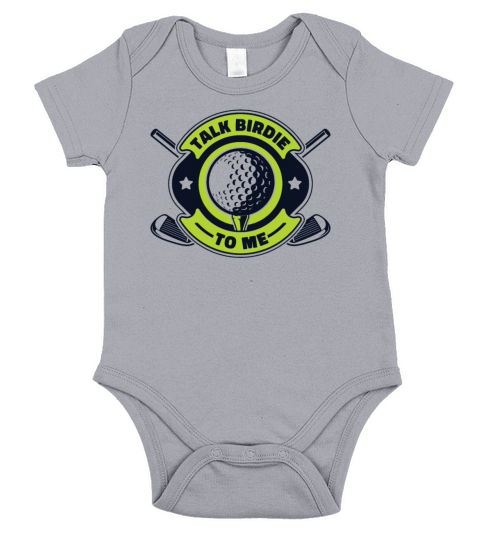 Talk Birdie To Me Golfing Legend Player Pro Short Sleeve Baby One-Piece