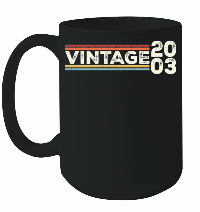 Vintage 2003 Gifts Legend for 20 Years Old - 20th Ceramic Mug
