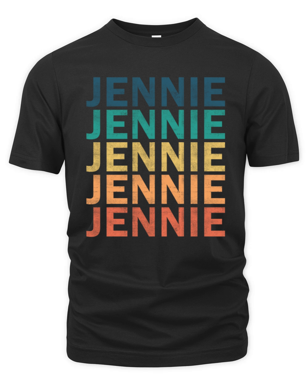 Jennie Name T Shirt - Jennie Vintage Retro Name Gi Organic Unisex T-shirt