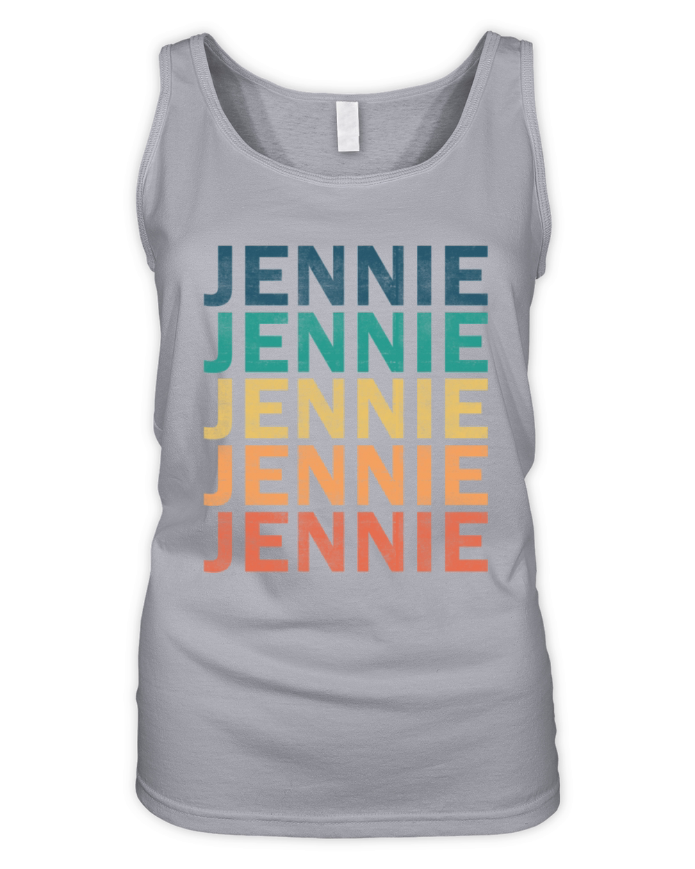 Jennie Name T Shirt - Jennie Vintage Retro Name Gi Organic Women's Tank Top