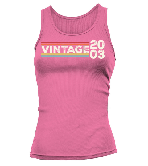 Vintage 2003 Gifts Legend for 20 Years Old - 20th Tank top Woman