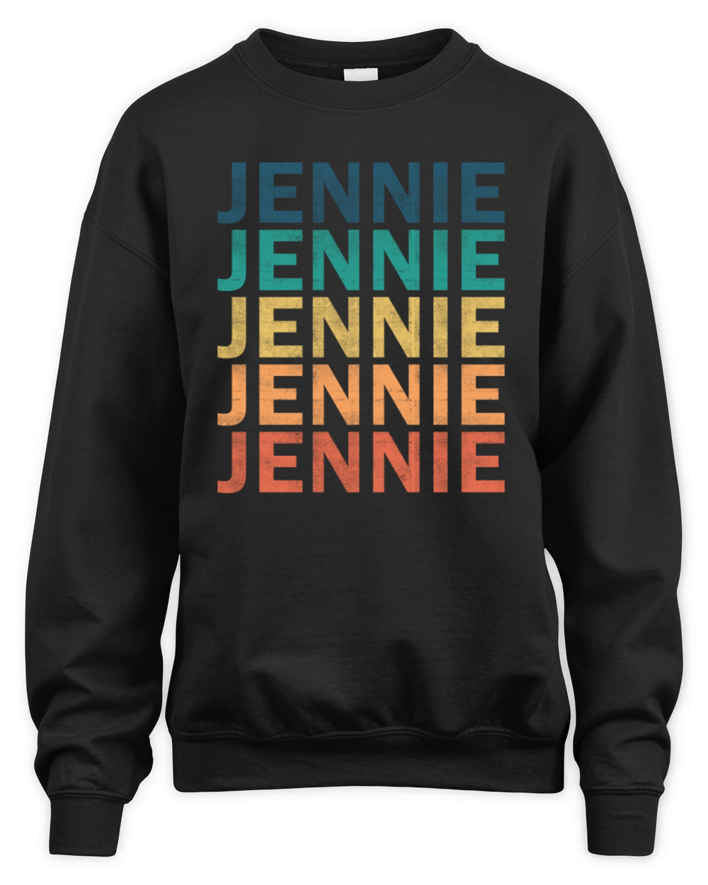 Jennie Name T Shirt - Jennie Vintage Retro Name Gi Unisex Premium Crewneck Sweatshirt
