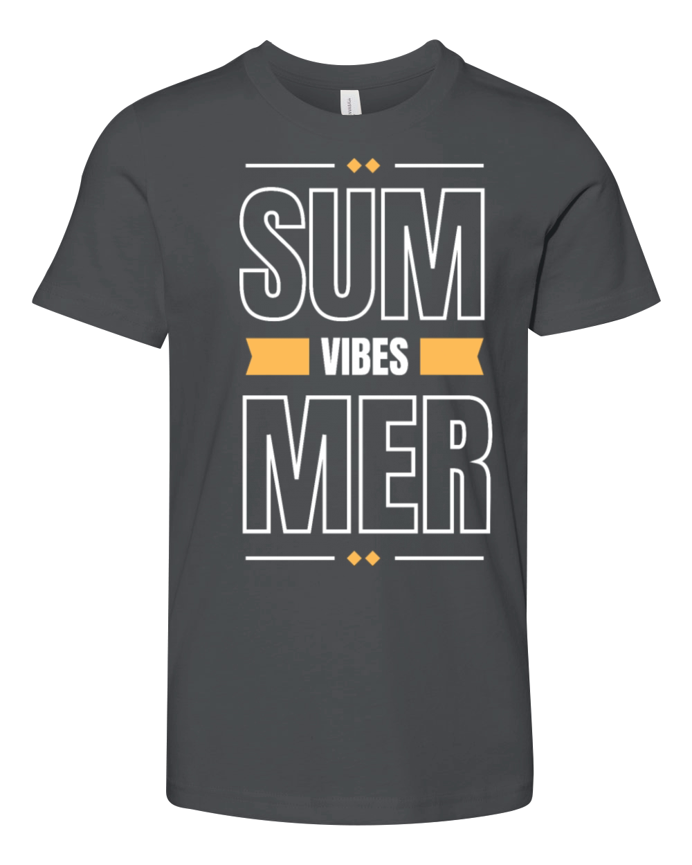 Summer Vibes design Hello Summer Season Youth Unisex Jersey Tee