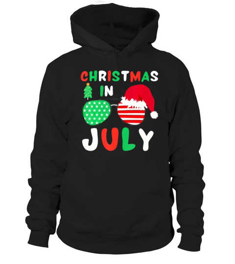 Christmas In July Funny Summer Xmas Women Men Hoodie Unisex