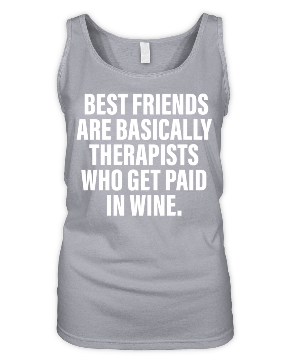 Best Friends Are Basically Therapists Organic Women's Tank Top