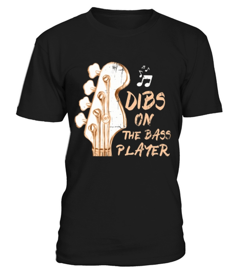 Vintage Dibs On The Bass Player Guitarist Bassist T-Shirt Unisex