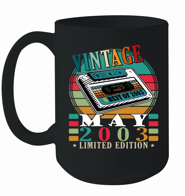 20th birthday may 2003 vintage gift Ceramic Mug