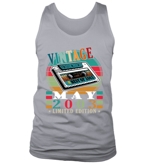 20th birthday may 2003 vintage gift Tank Top Unisex
