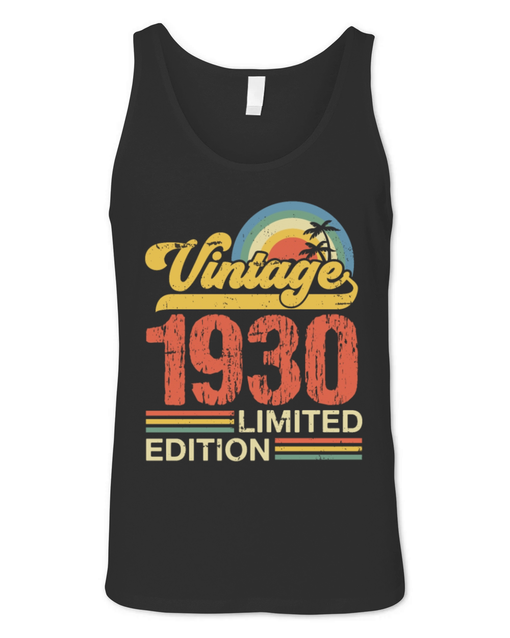 Retro Vintage 1930 Limited Edition Unisex Jersey Tank