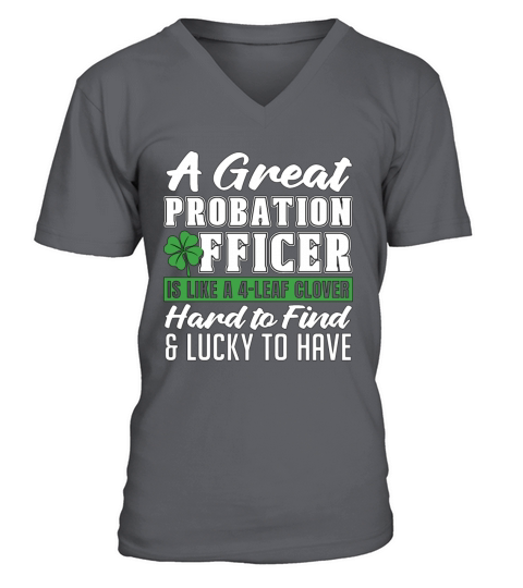 A Great Probation Officer Is Corrections Officers V-Neck T-shirt