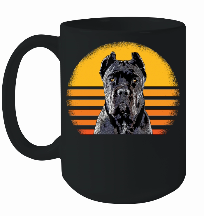 Cane Corso Dog Retro Vintage Ceramic Mug