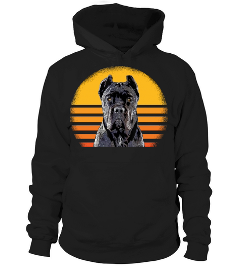Cane Corso Dog Retro Vintage Hoodie Unisex