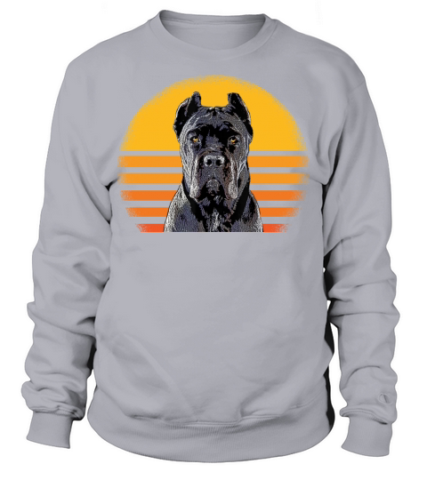 Cane Corso Dog Retro Vintage Sweatshirt Unisex