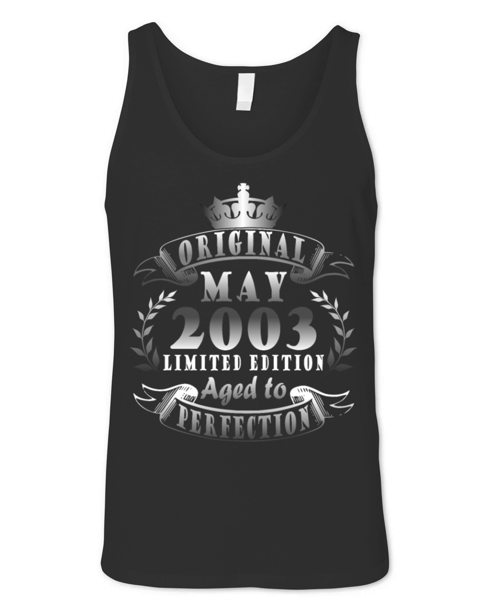 May vintage 2003 original 20th birthday gift Unisex Jersey Tank