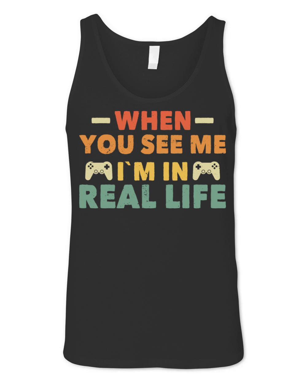 Real Life Vintage Unisex Jersey Tank