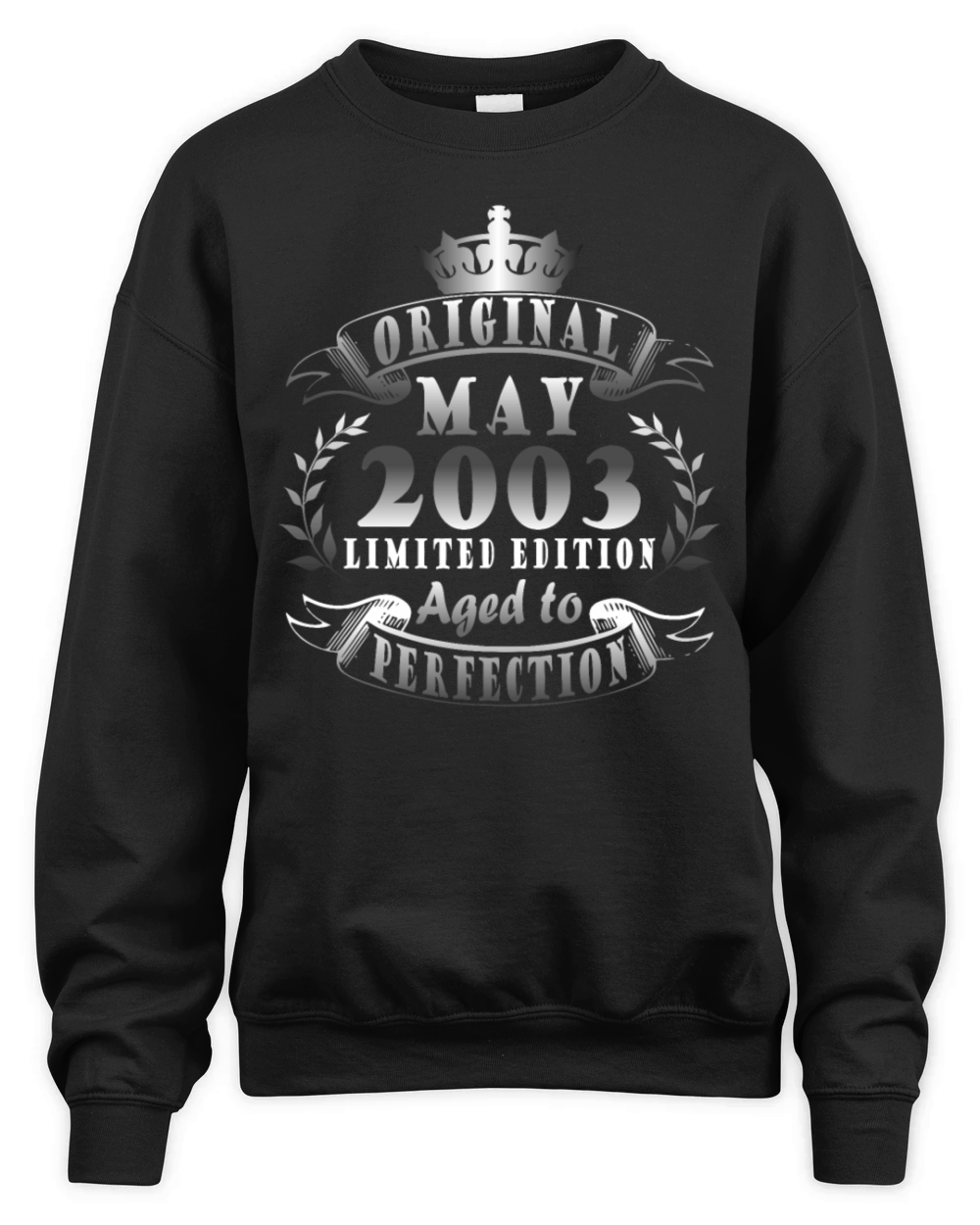 May vintage 2003 original 20th birthday gift Unisex Premium Crewneck Sweatshirt