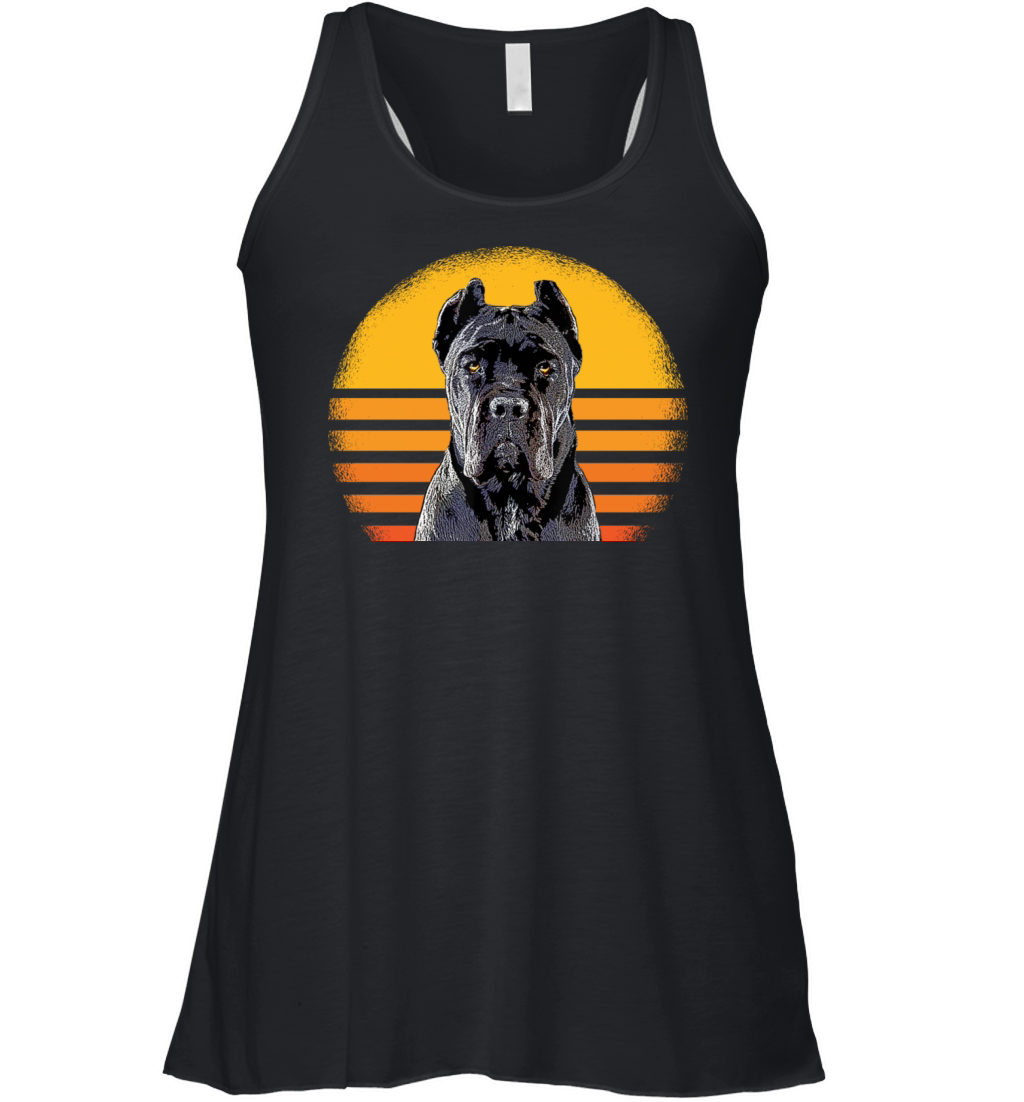 Cane Corso Dog Retro Vintage Women's Flowy Tank Top