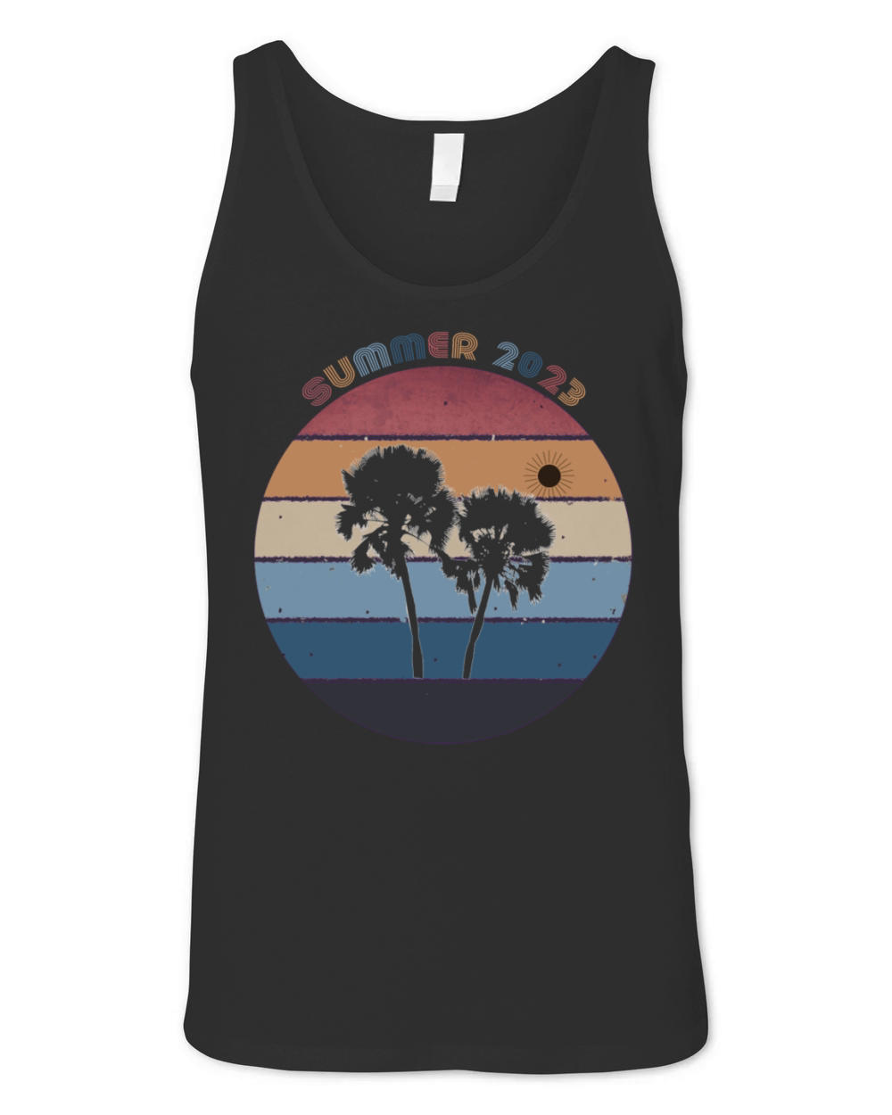 Summer 23 Sunset Unisex Jersey Tank