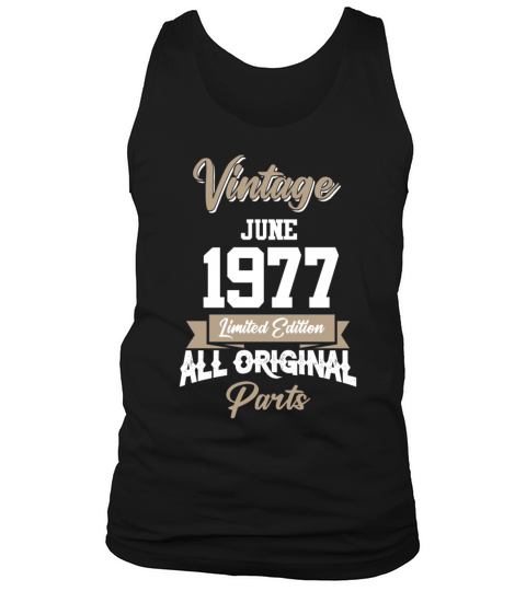 June 1964 Vintage Birthday Present Tank Top Unisex