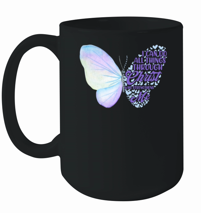 Philippians 4 13 Christian Bible Scripture Verse Ceramic Mug