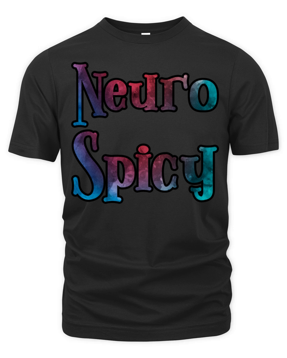 Neuro Spicy watercolor Organic Unisex T-shirt