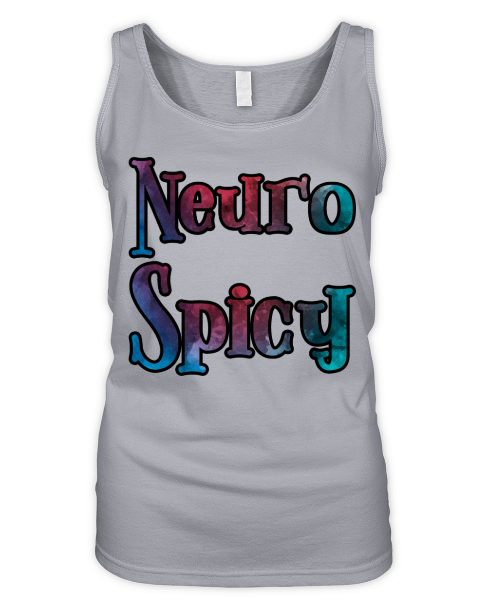 Neuro Spicy watercolor Organic Women's Tank Top