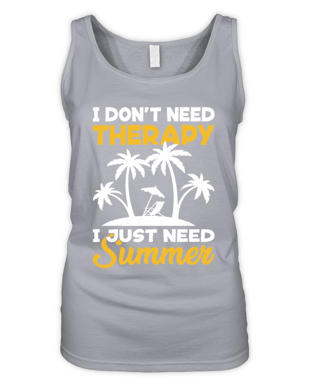Summer Season Tropical Vacation Beach Summertime Organic Women's Tank Top