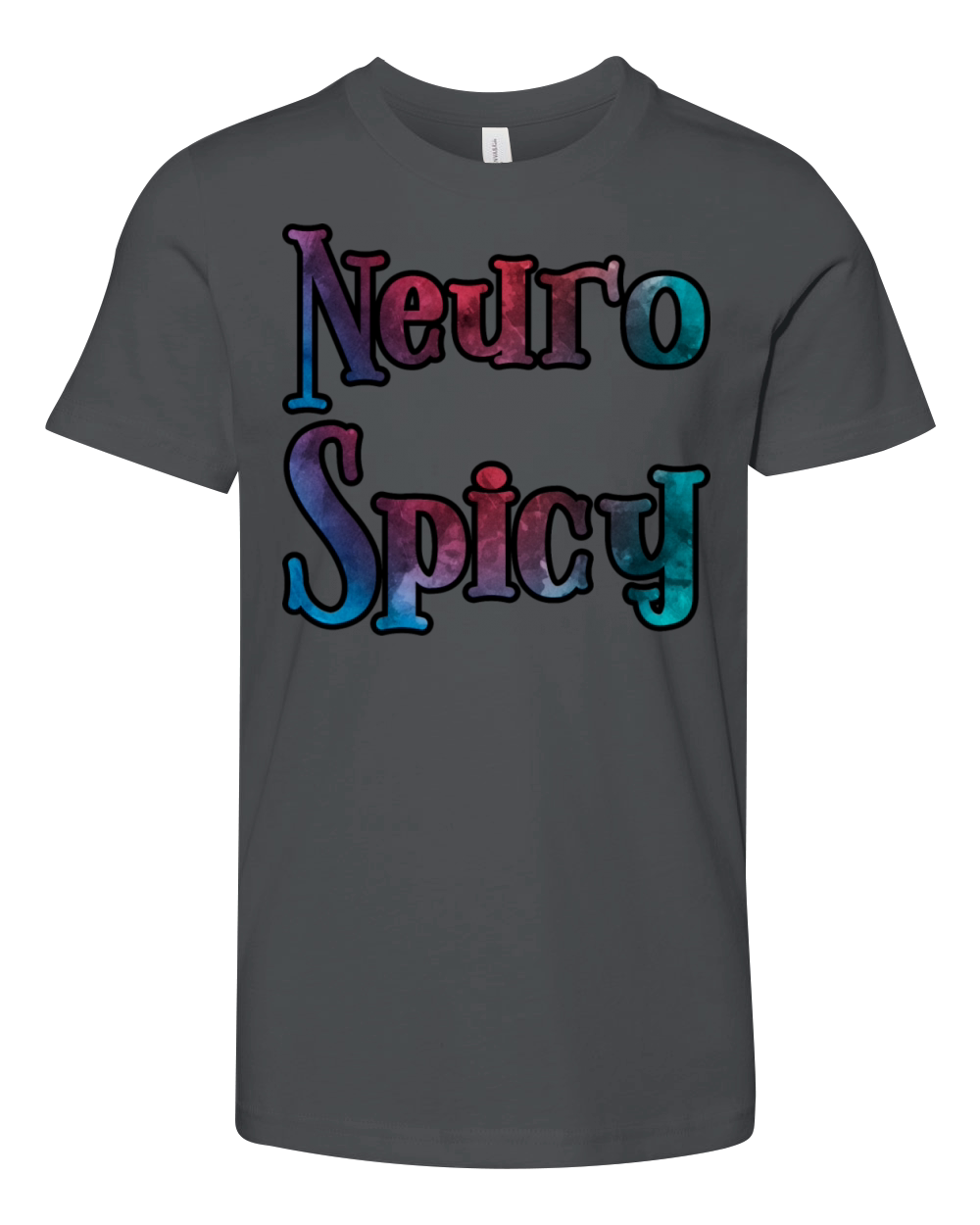 Neuro Spicy watercolor Youth Unisex Jersey Tee