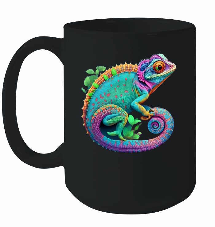 Cute Chameleon is a colorful beautiful Cute animal Ceramic Mug