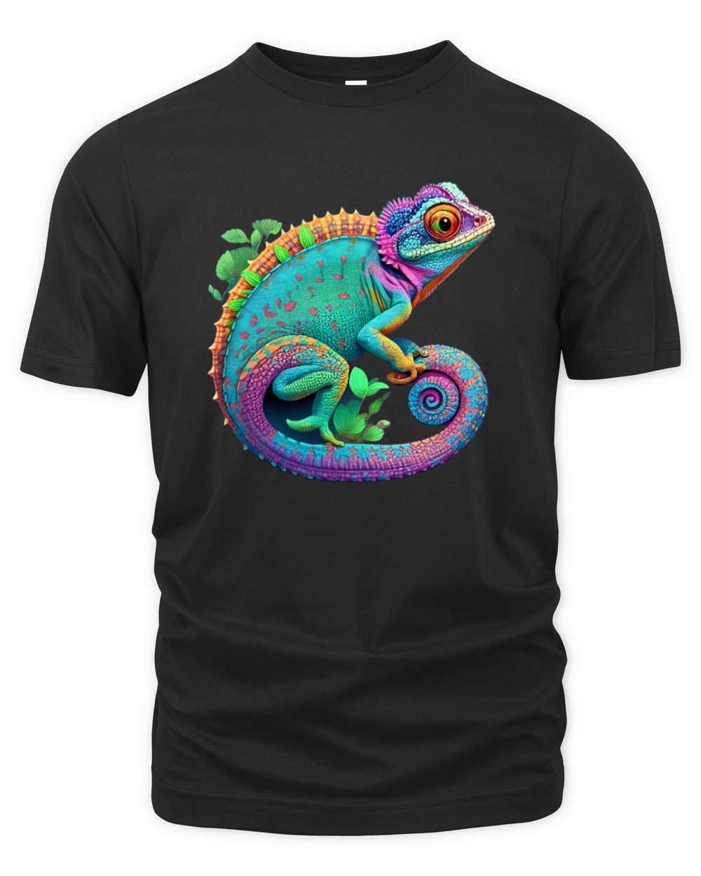 Cute Chameleon is a colorful beautiful Cute animal Organic Unisex T-shirt