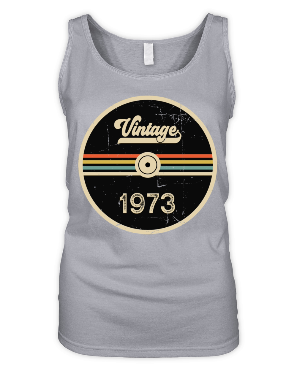 Vintage 1973 - 50th Birthday Classic Born 1973 Organic Women's Tank Top
