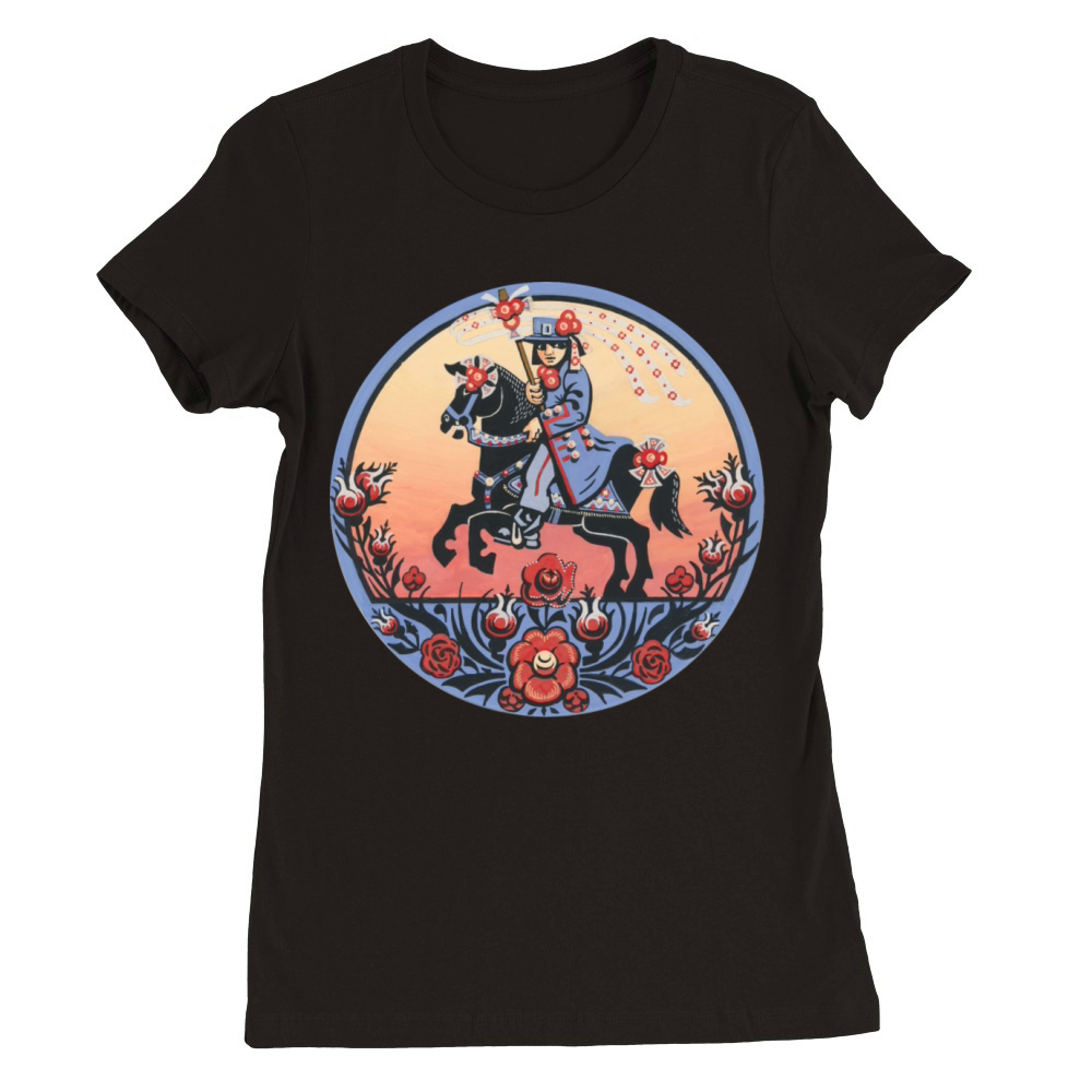 Sorbian wendish folklore - Braschka Premium Womens Crewneck T-shirt