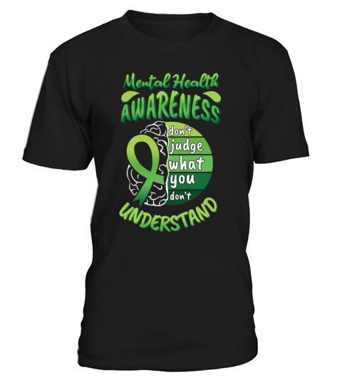 Brain May Green Mental Health Awareness Month T-Shirt Unisex