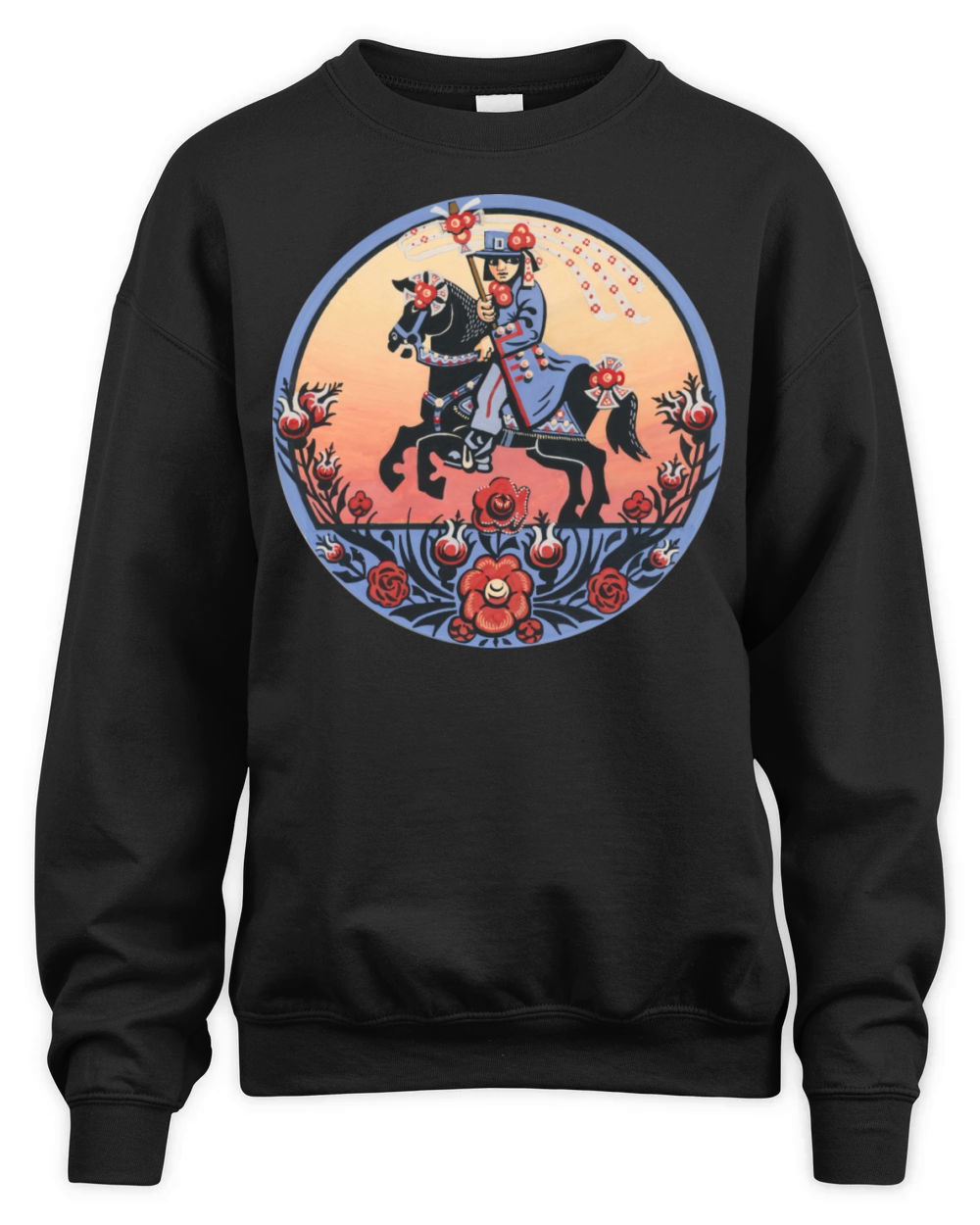Sorbian wendish folklore - Braschka Unisex Premium Crewneck Sweatshirt