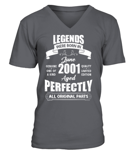 Legends Were Born In June 1988 Birthday V-Neck T-shirt