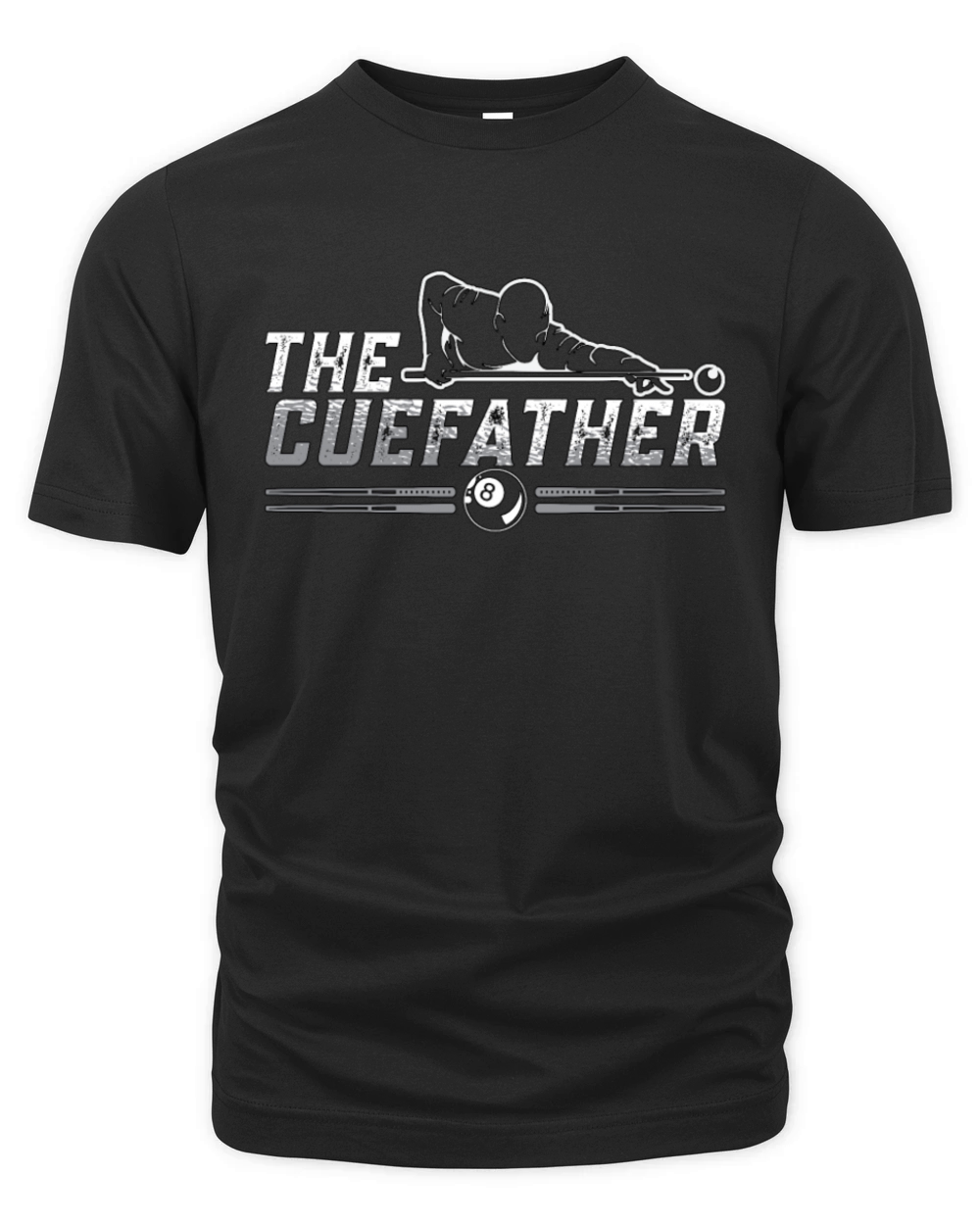 Cue Sports The Cuefather Loves Snooker Pool Player Organic Unisex T-shirt