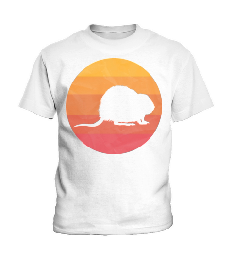 Vintage Retro Muskrat Kids T-Shirt