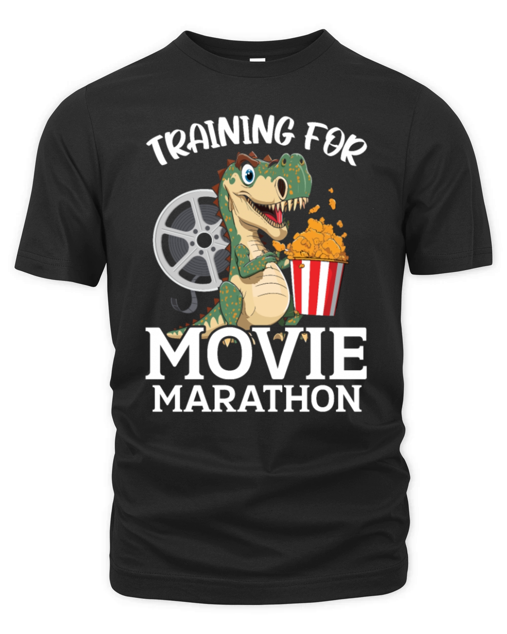 Training For Movie Marathon Movie Lover Cinema Organic Unisex T-shirt