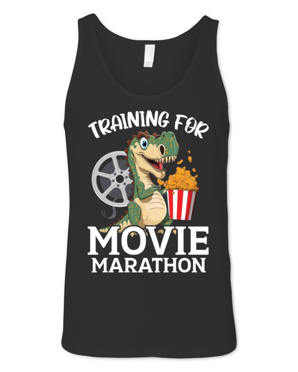 Training For Movie Marathon Movie Lover Cinema Unisex Jersey Tank
