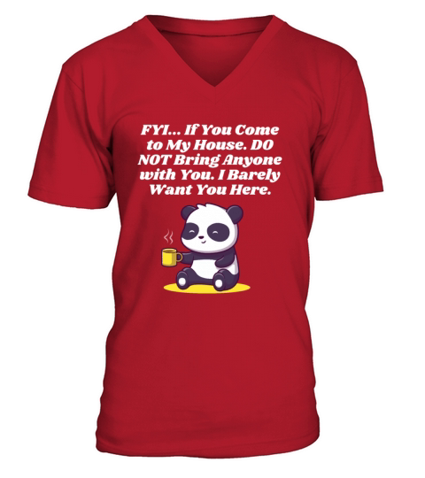 Dont Bring Anyone with You Introvert Friends Antis V-Neck T-shirt
