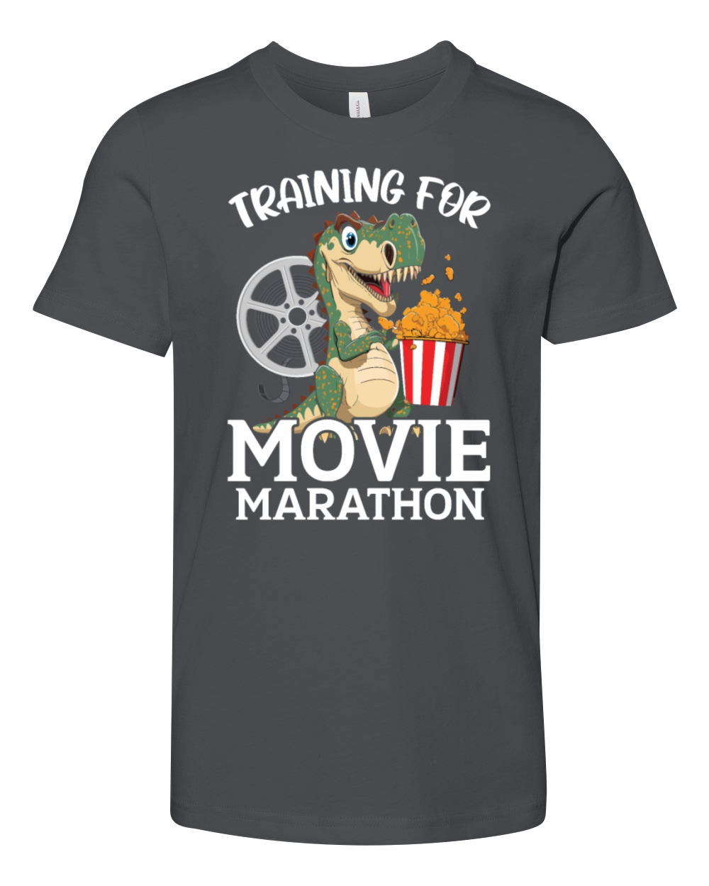 Training For Movie Marathon Movie Lover Cinema Youth Unisex Jersey Tee