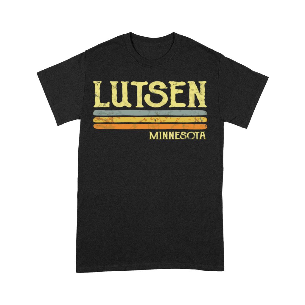 Vintage Lutsen Minnesota Mn Love Souvenir Premium T-shirt