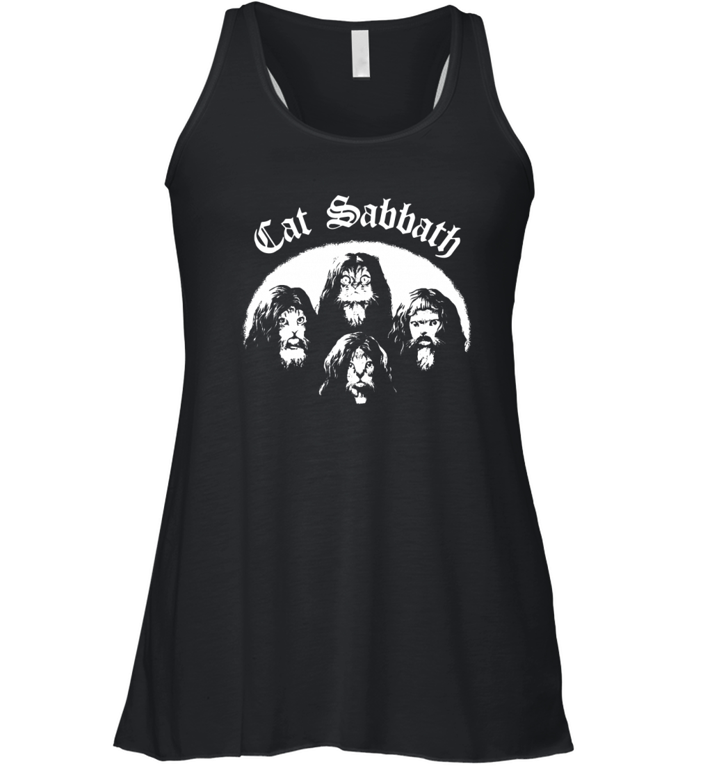 CAT-LOVE-SABBATH Women's Flowy Tank Top