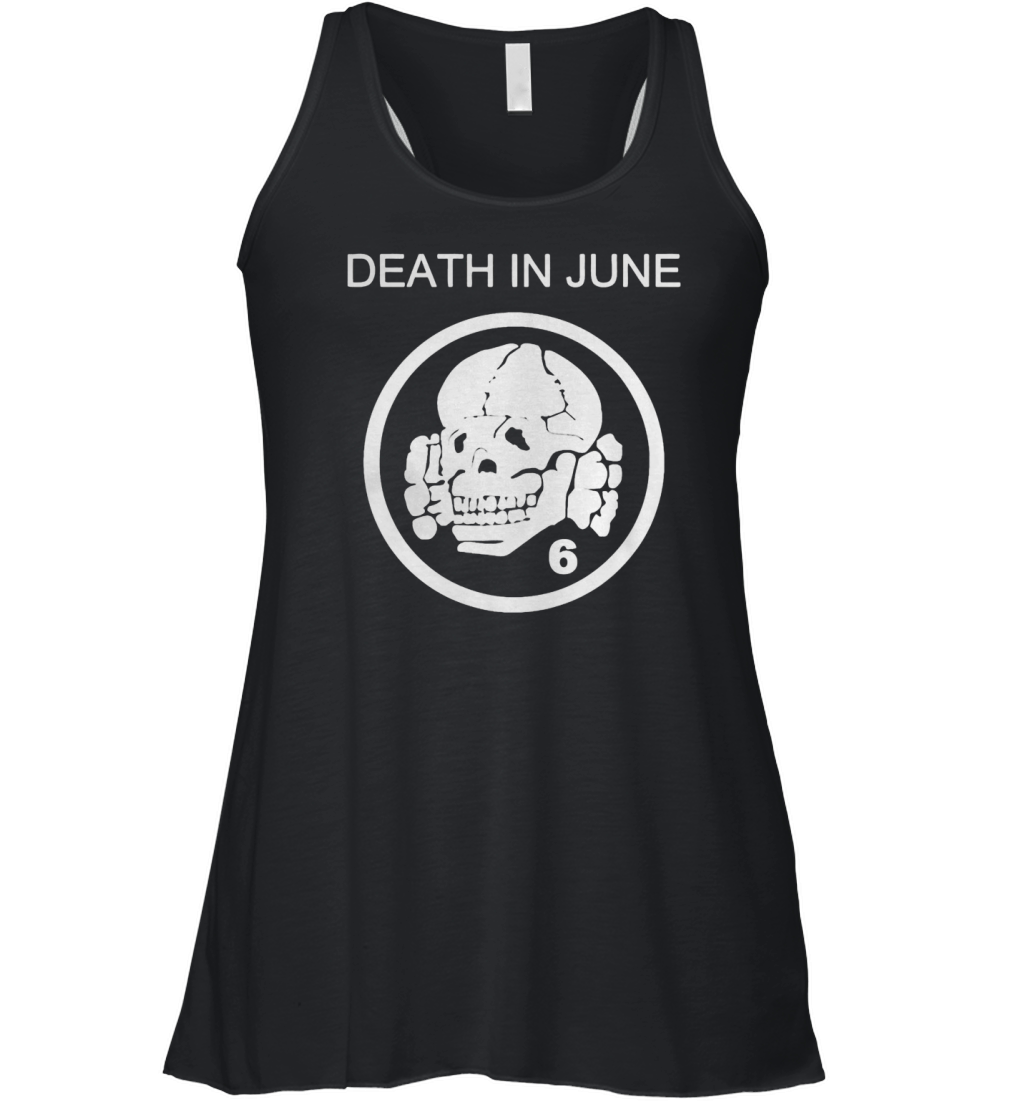 Death In June Skull Punk Rock Women's Flowy Tank Top