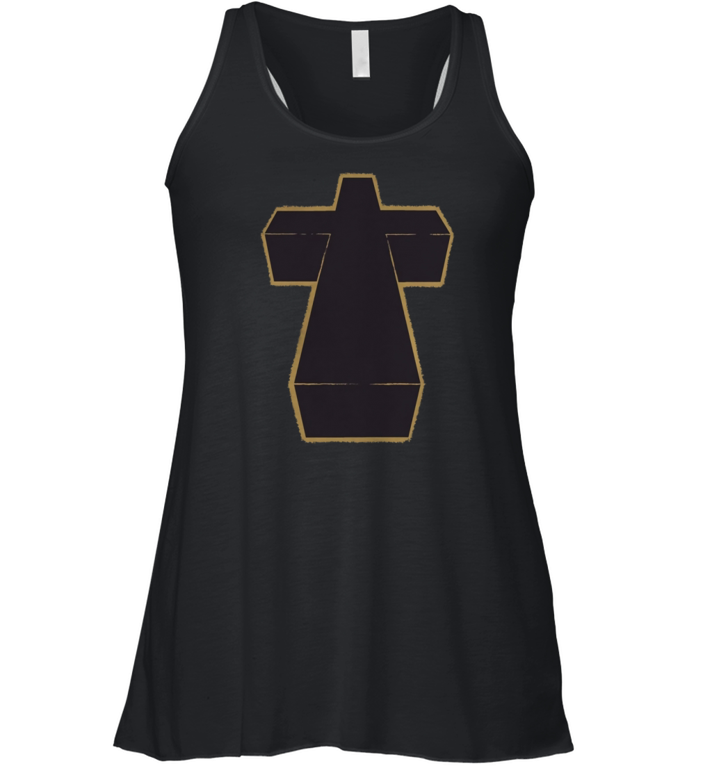 JUSTICE BAND MUSIC LOGO CROSS Women's Flowy Tank Top