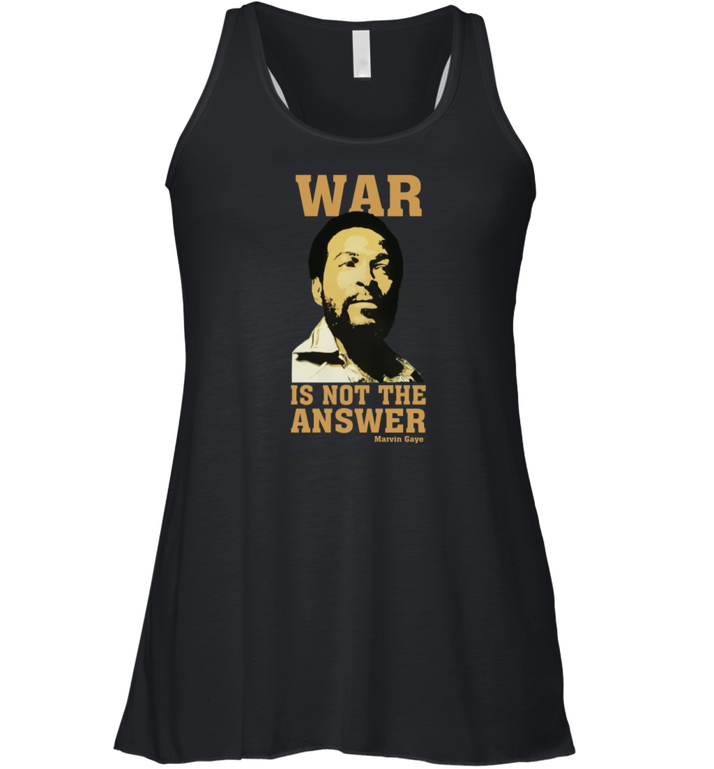 Marvin Gaye War is not the answer Women's Flowy Tank Top