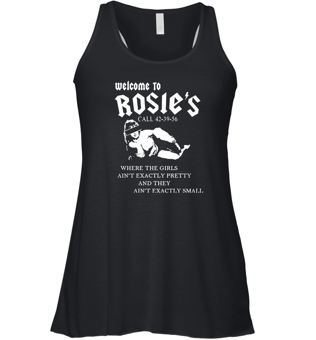 ACDC inspired Whole Lotta Rosie inspired Women's Flowy Tank Top